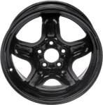 STL8104/8087 Chevrolet Cobalt, HHR, Malibu, Pontiac G5 Wheel/Rim Black #9597622